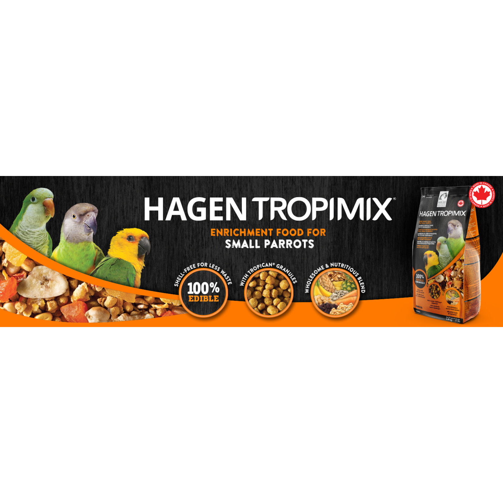 Hagen Hagen Tropimix Small Parrot (1 lb)  189 TRY ME SAMPLE SIZE