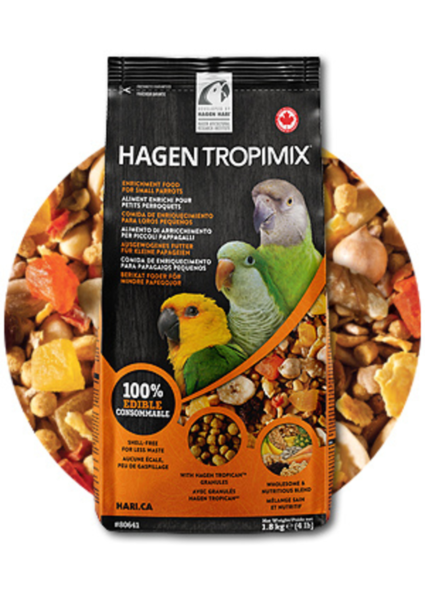 Hagen Hagen Tropimix  for Small Parrots 80644 (20lb)