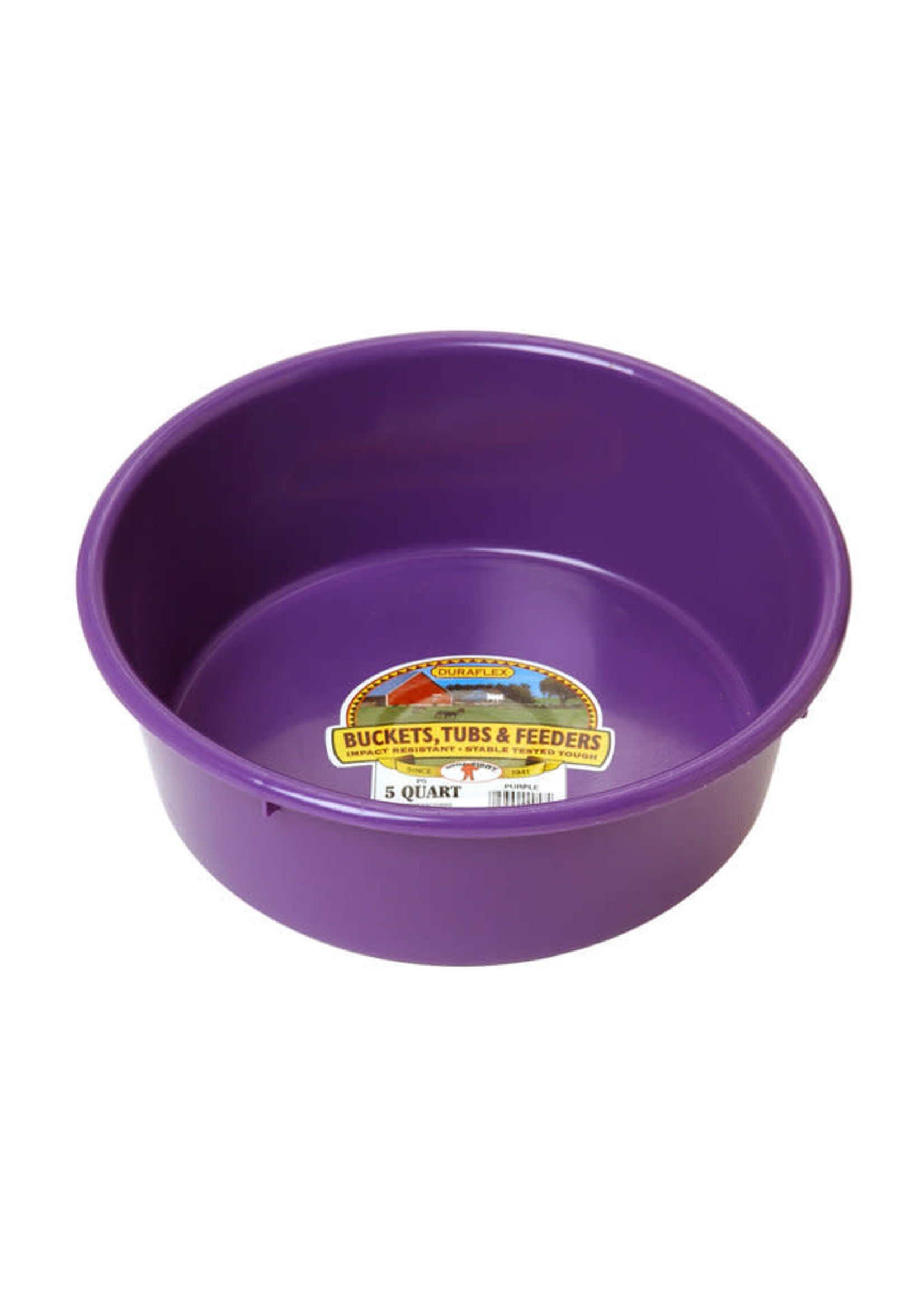 MILLER Miller Plastic Pan  Purple 5qt