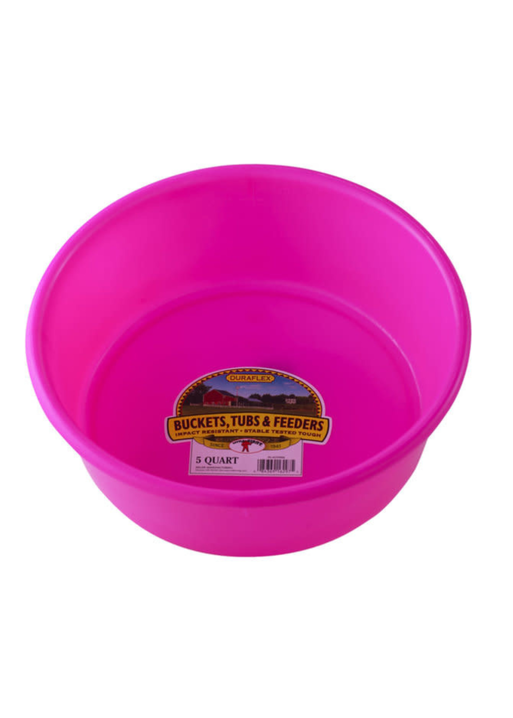 MILLER Miller Plastic Pan  Hot Pink 5qt