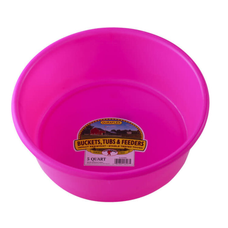 MILLER Miller Plastic Pan  Hot Pink 5qt