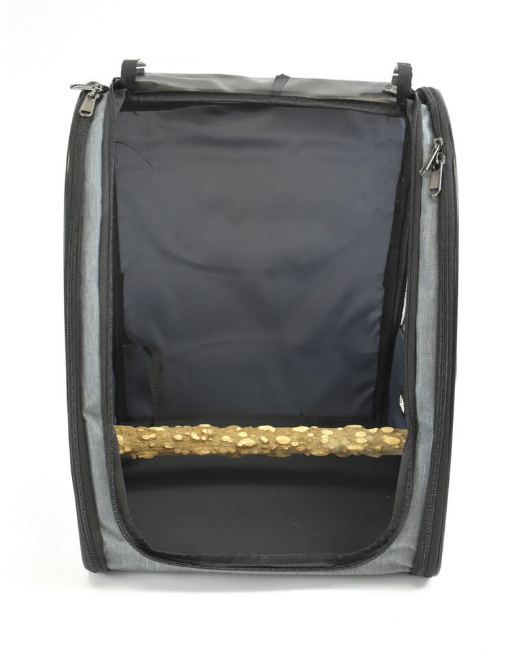 Jolly Jungle Jolly Jungle Fabric Backpack Carrier Black