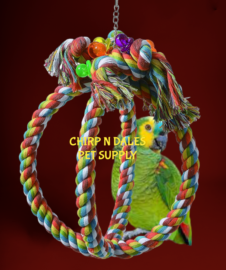 Jolly Jungle Jolly Jungle Large Atom Parrot Swing A852-3