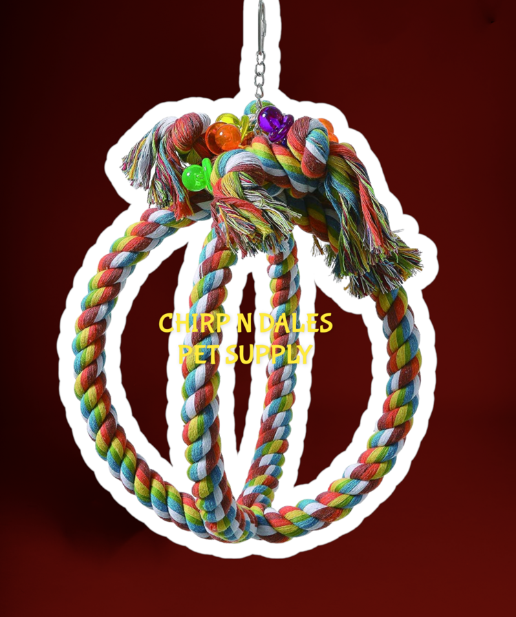 Jolly Jungle Jolly Jungle Large Atom Parrot Swing A852-3