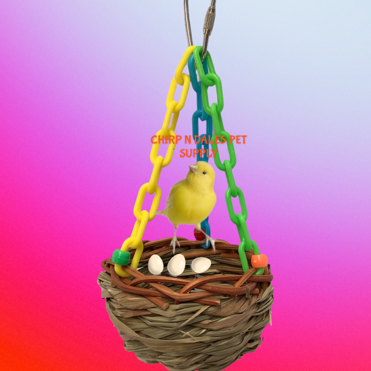 Jolly Jungle Jolly Jungle  3" x 7" Canary Finch Hanging Nest
