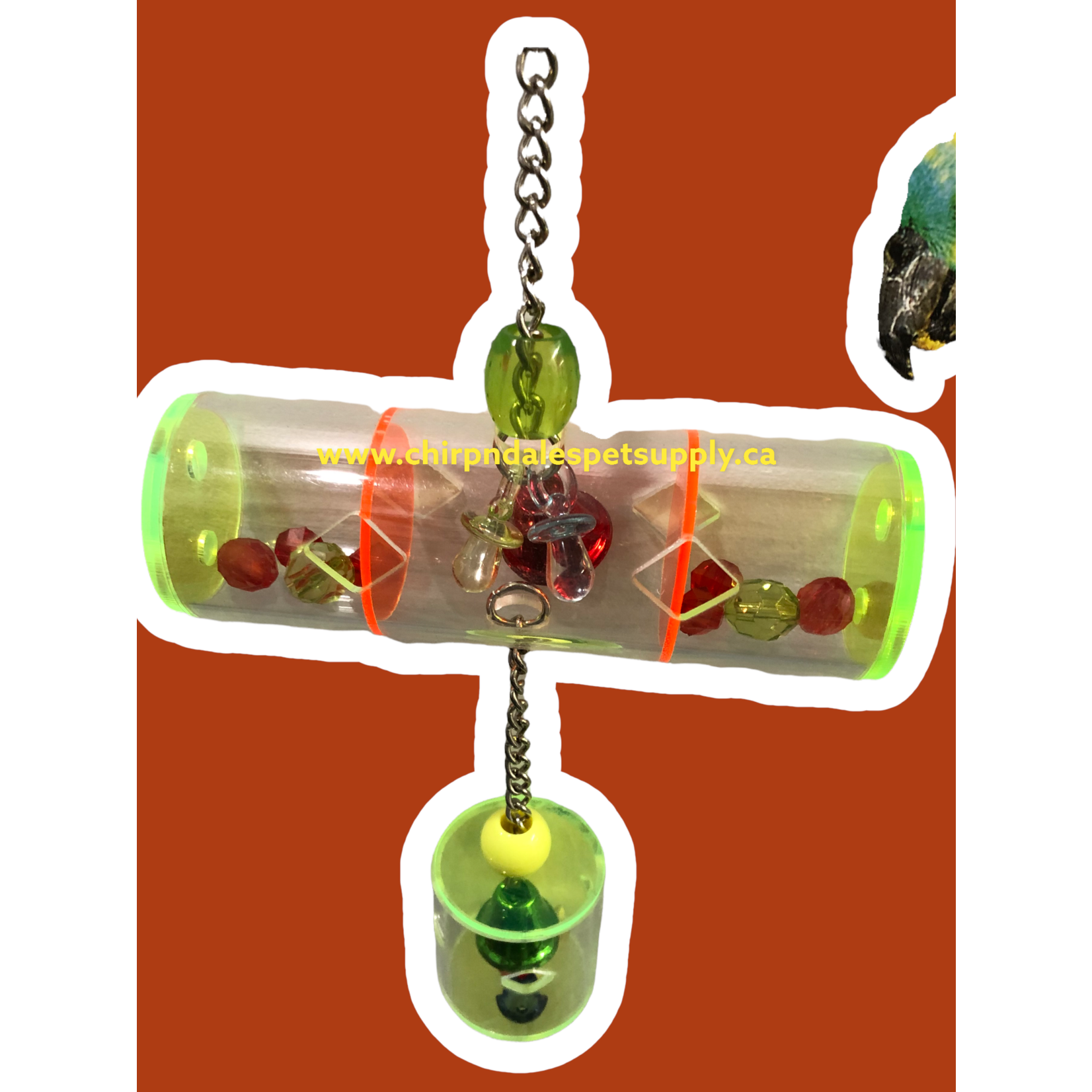 Kings Cages Kings Cages Three Sectional Foraging Hanging Station with Bell