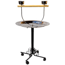 Kings Cages Kings Cages B-72 Metal Playstand Black