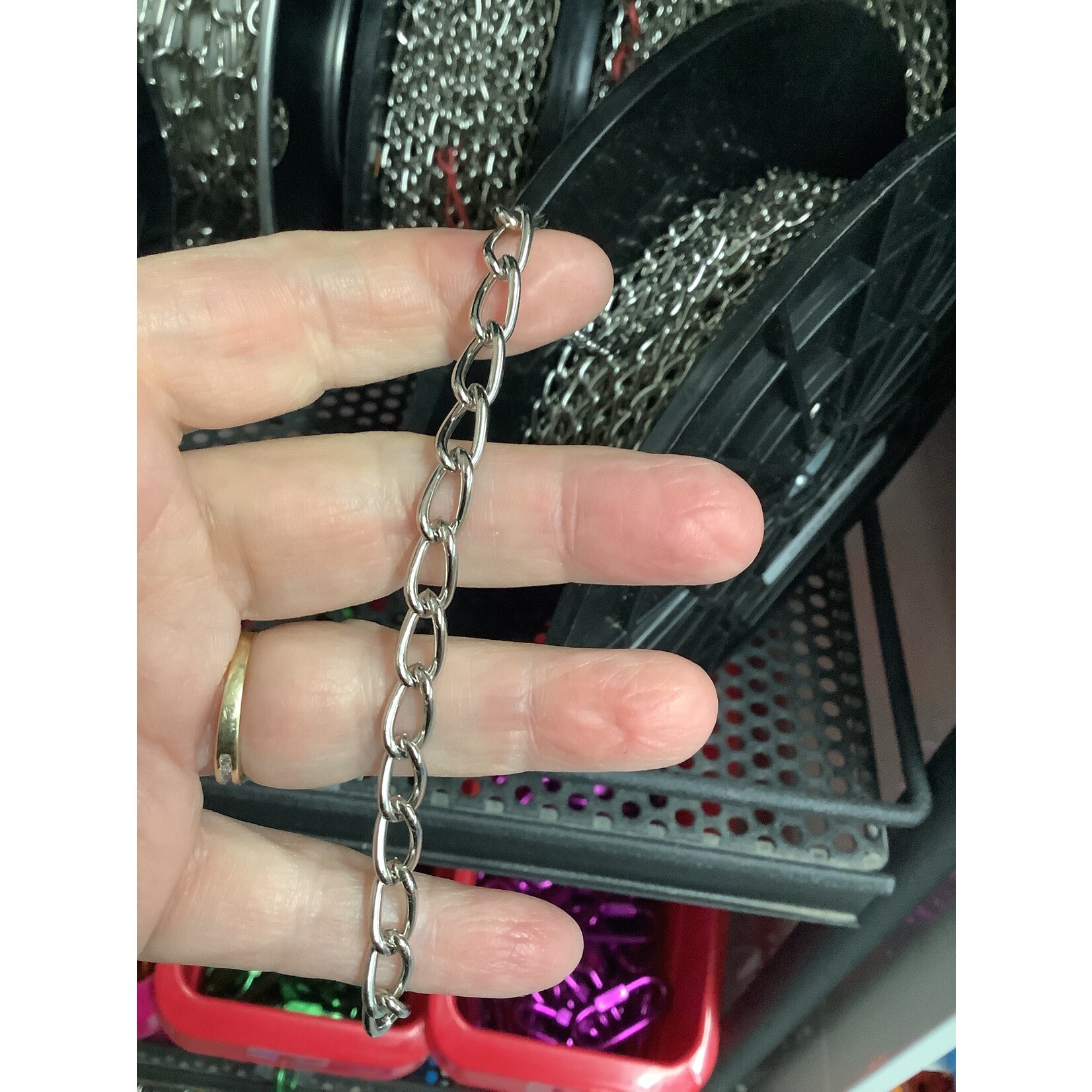 Chirp N Dales Long Link Stainless Steel Welded Chain 1.6MM per Foot