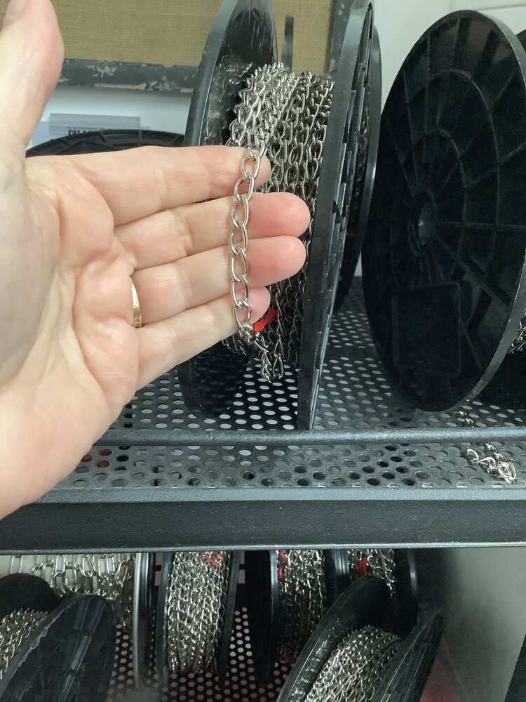 Chirp N Dales Long Link NP Welded  Chain 1.6MM per Foot