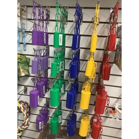 Chirp N Dales Coloured Tube Bell With Matching Chain