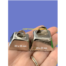 Chirp N Dales Nickel Plated Non Toxic Round Eye Cow  Bell