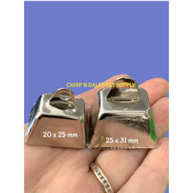 Chirp N Dales Nickel Plated Non Toxic Round Eye Cow  Bell