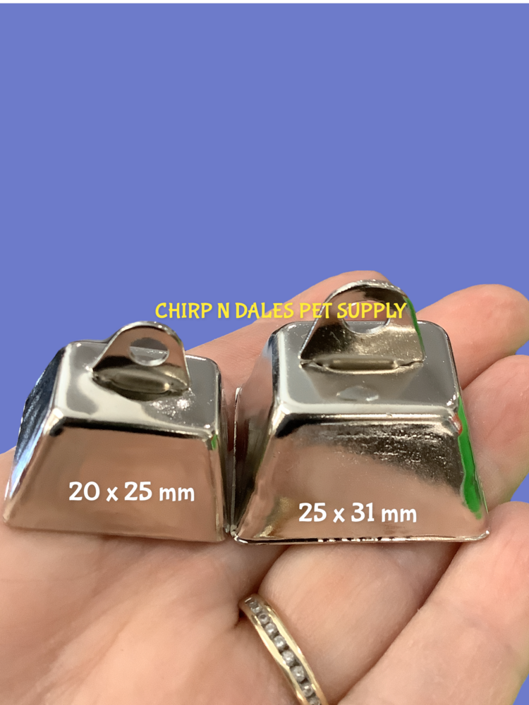 Chirp N Dales Nickel Plated Non Toxic Round Eye Cow  Bell