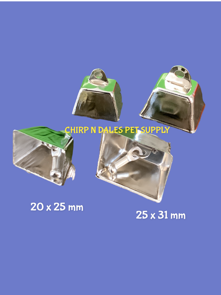 Chirp N Dales Nickel Plated Non Toxic Round Eye Cow  Bell