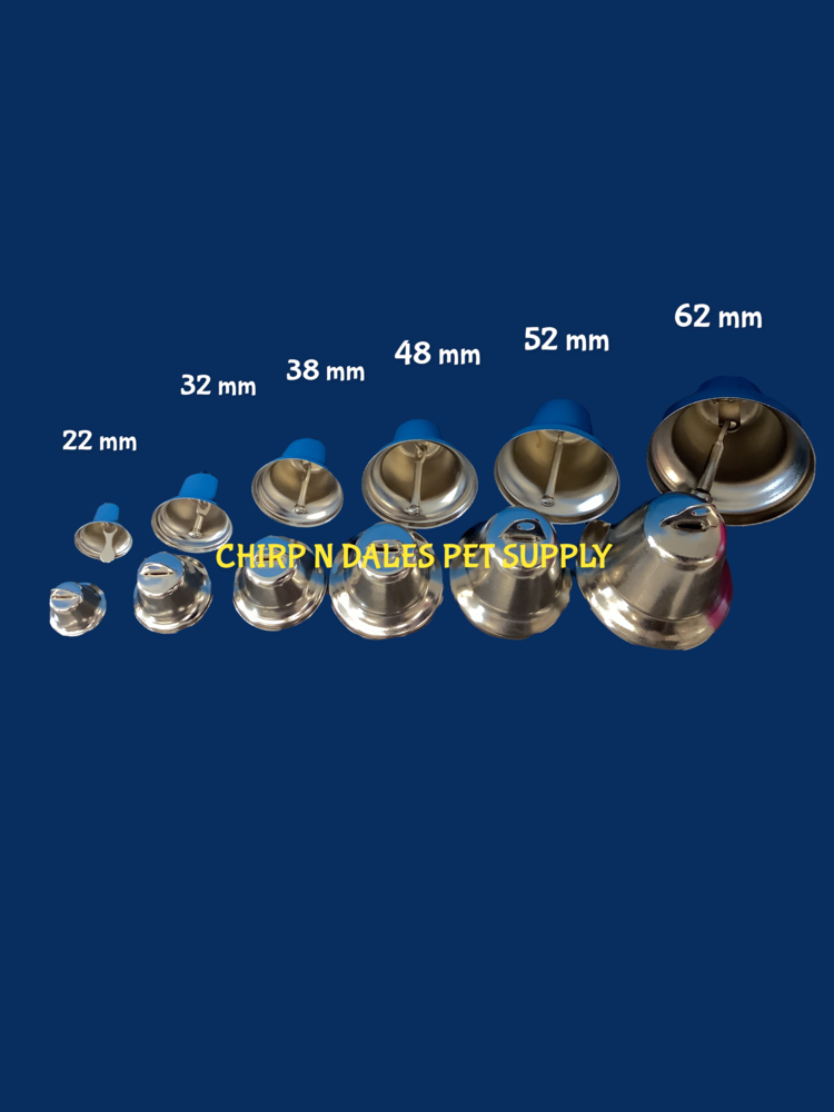 Chirp N Dales Nickel Plated Non Toxic Liberty Bells