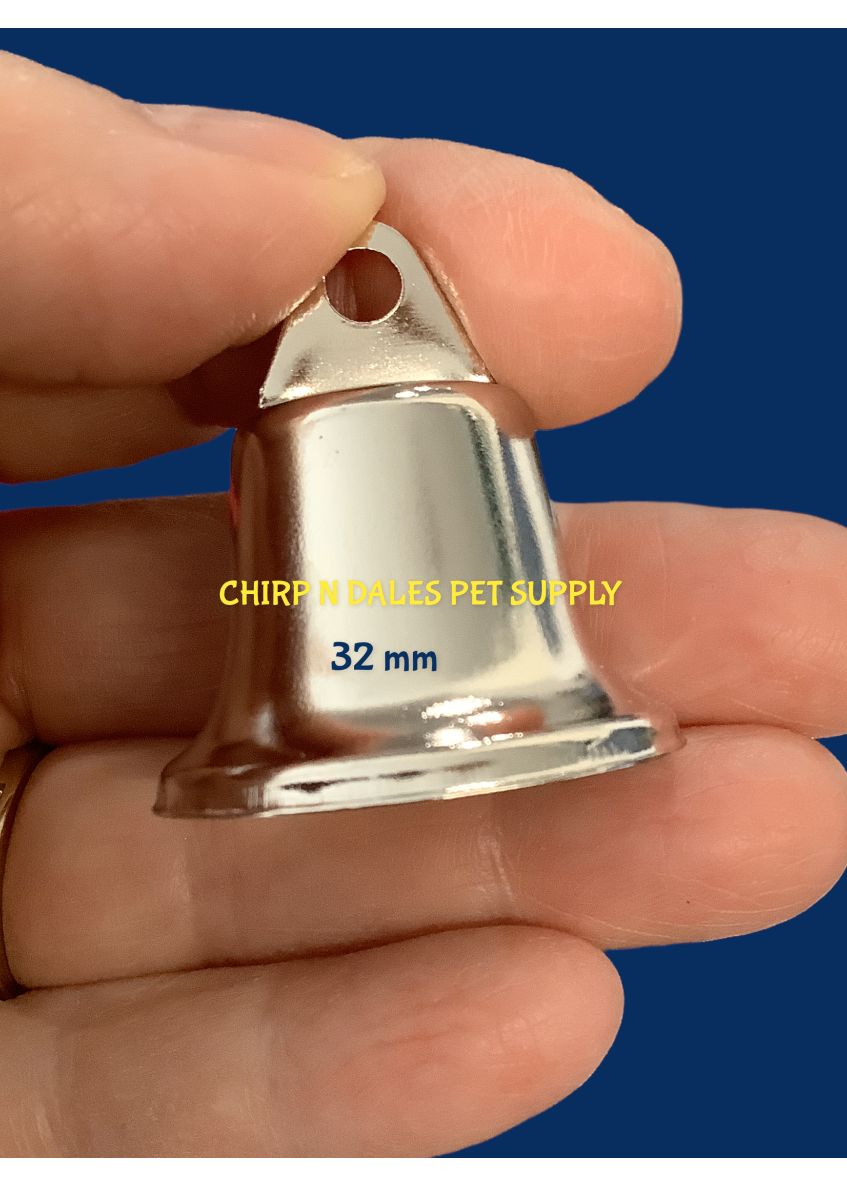 Chirp N Dales Nickel Plated Non Toxic Liberty Bells