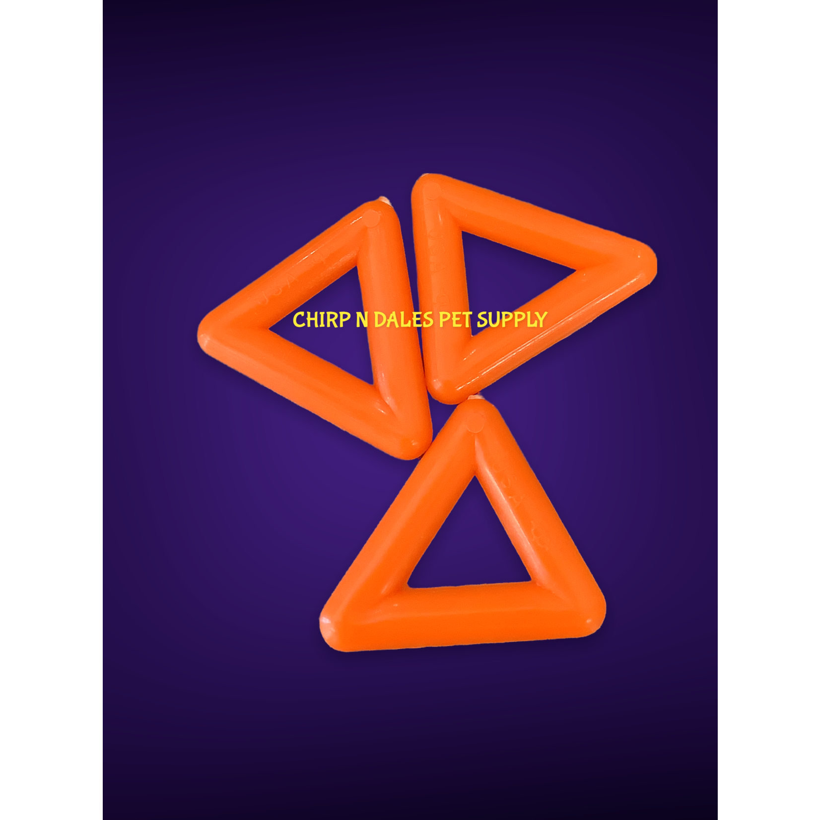 Chirp N Dales Plastic Triangles 1''