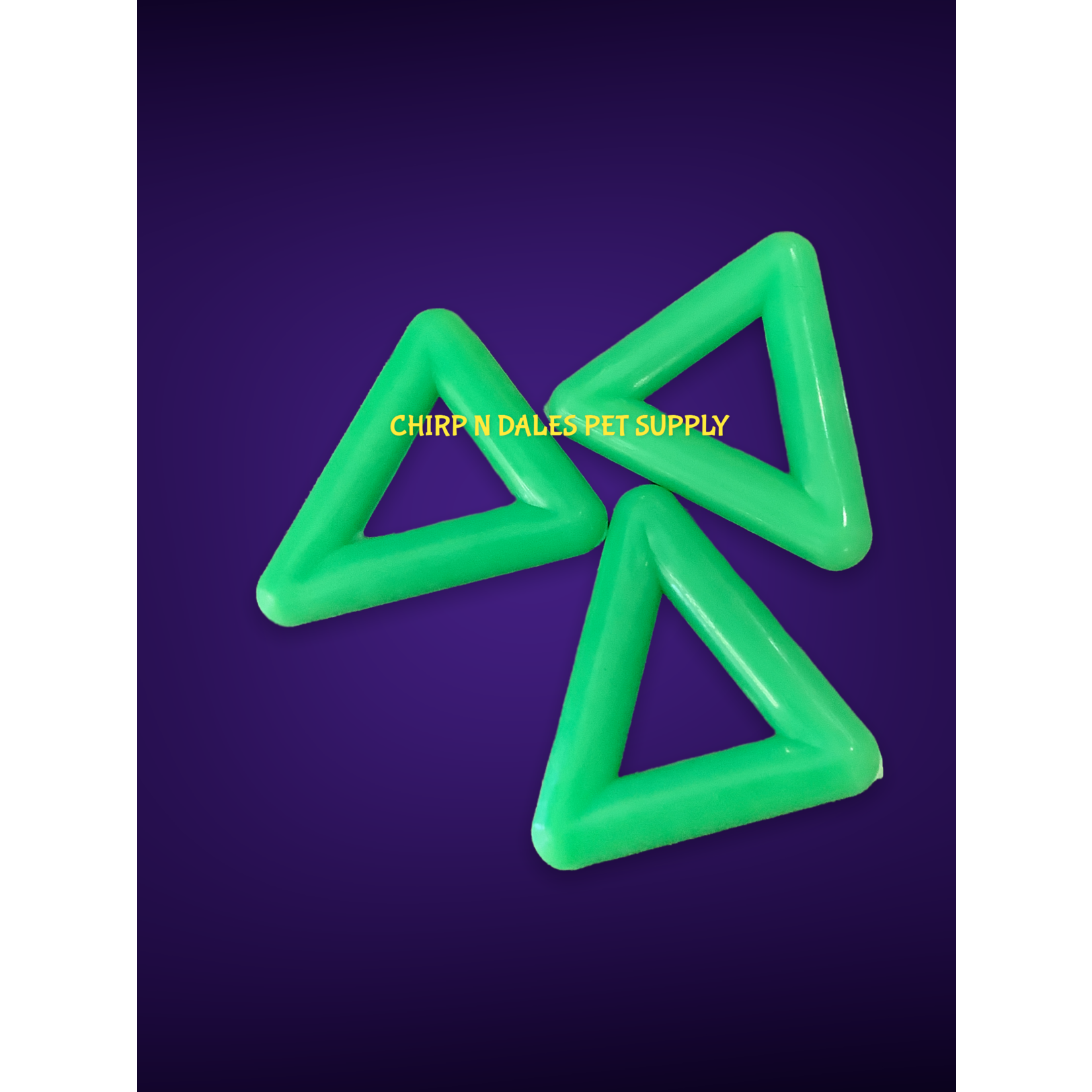 Chirp N Dales Plastic Triangles 1''