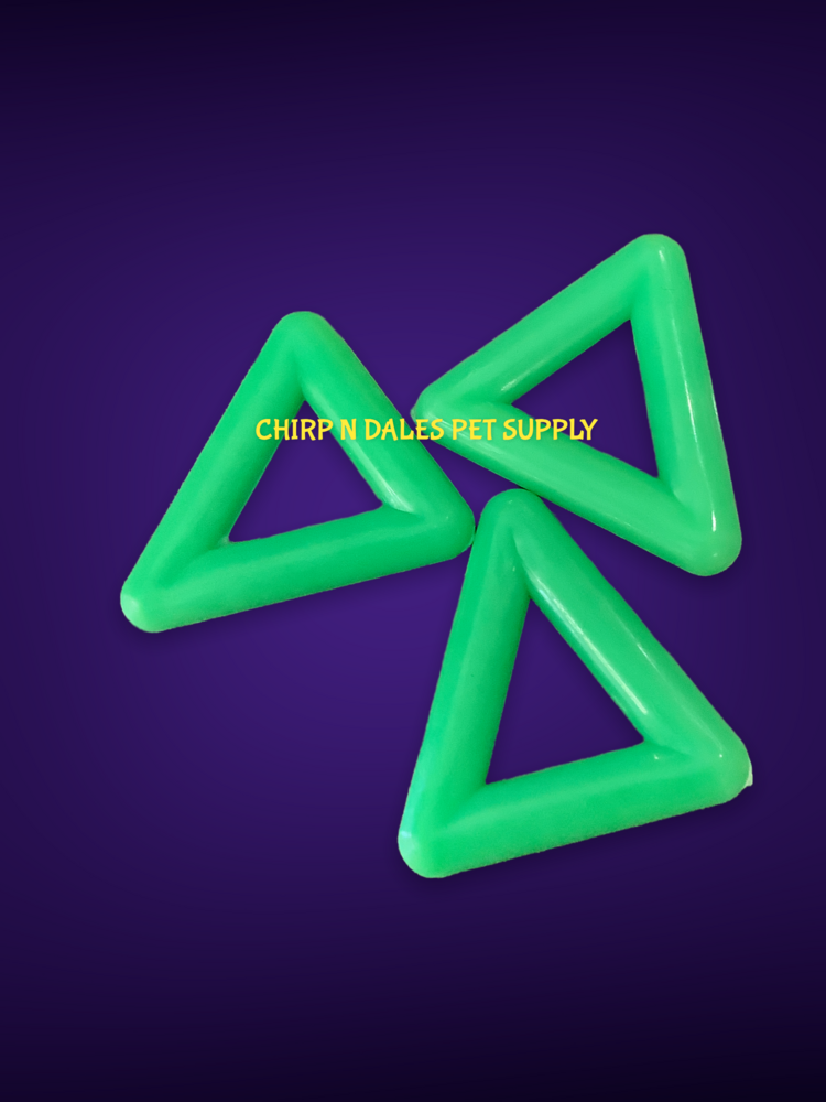 Chirp N Dales Plastic Triangles 1''