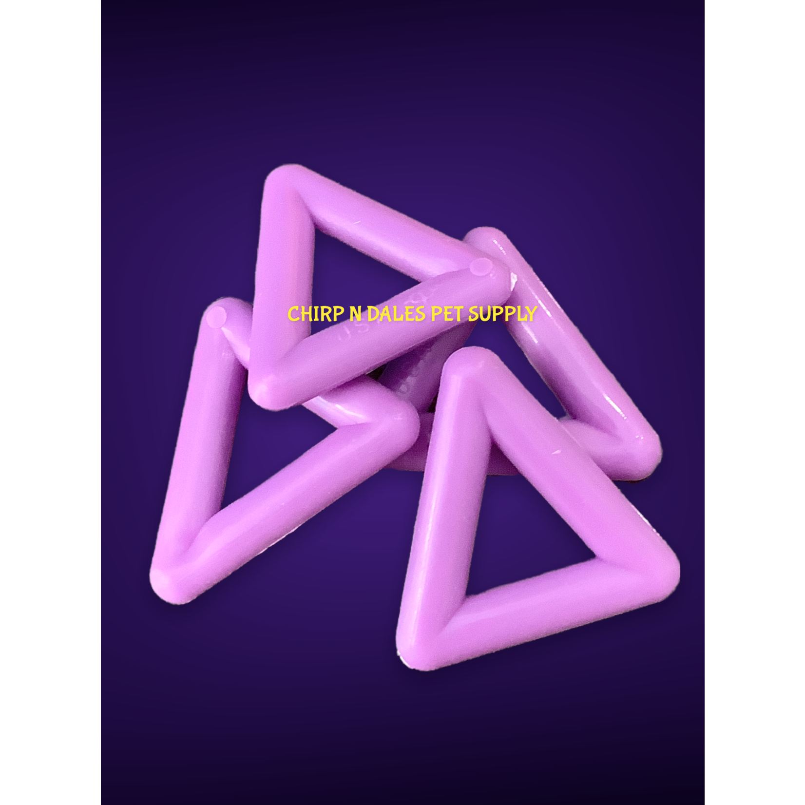 Chirp N Dales Plastic Triangles 1''
