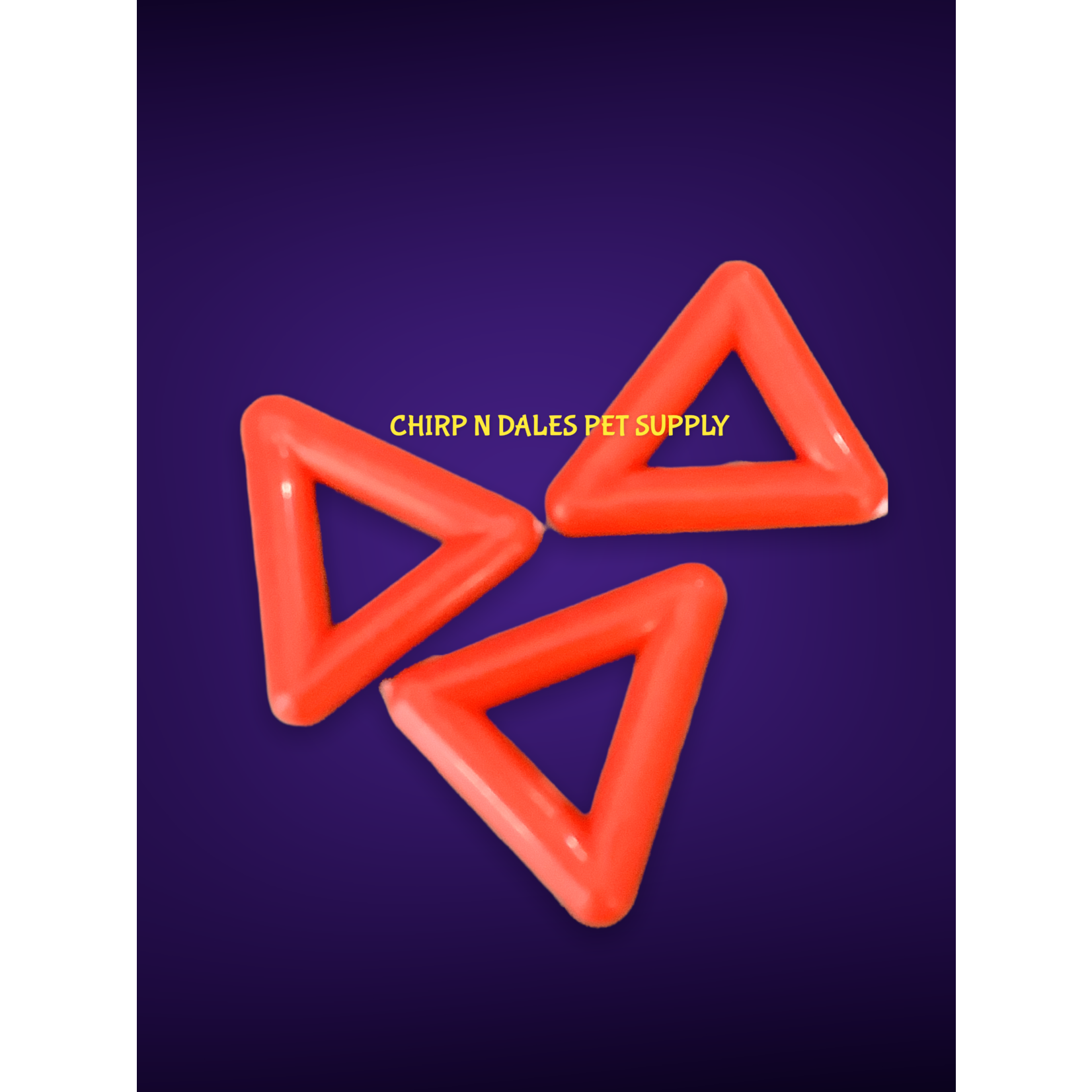 Chirp N Dales Plastic Triangles 1''