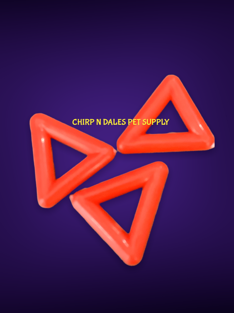 Chirp N Dales Plastic Triangles 1''