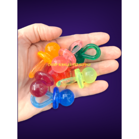 Chirp N Dales Plastic Pacifiers 2''