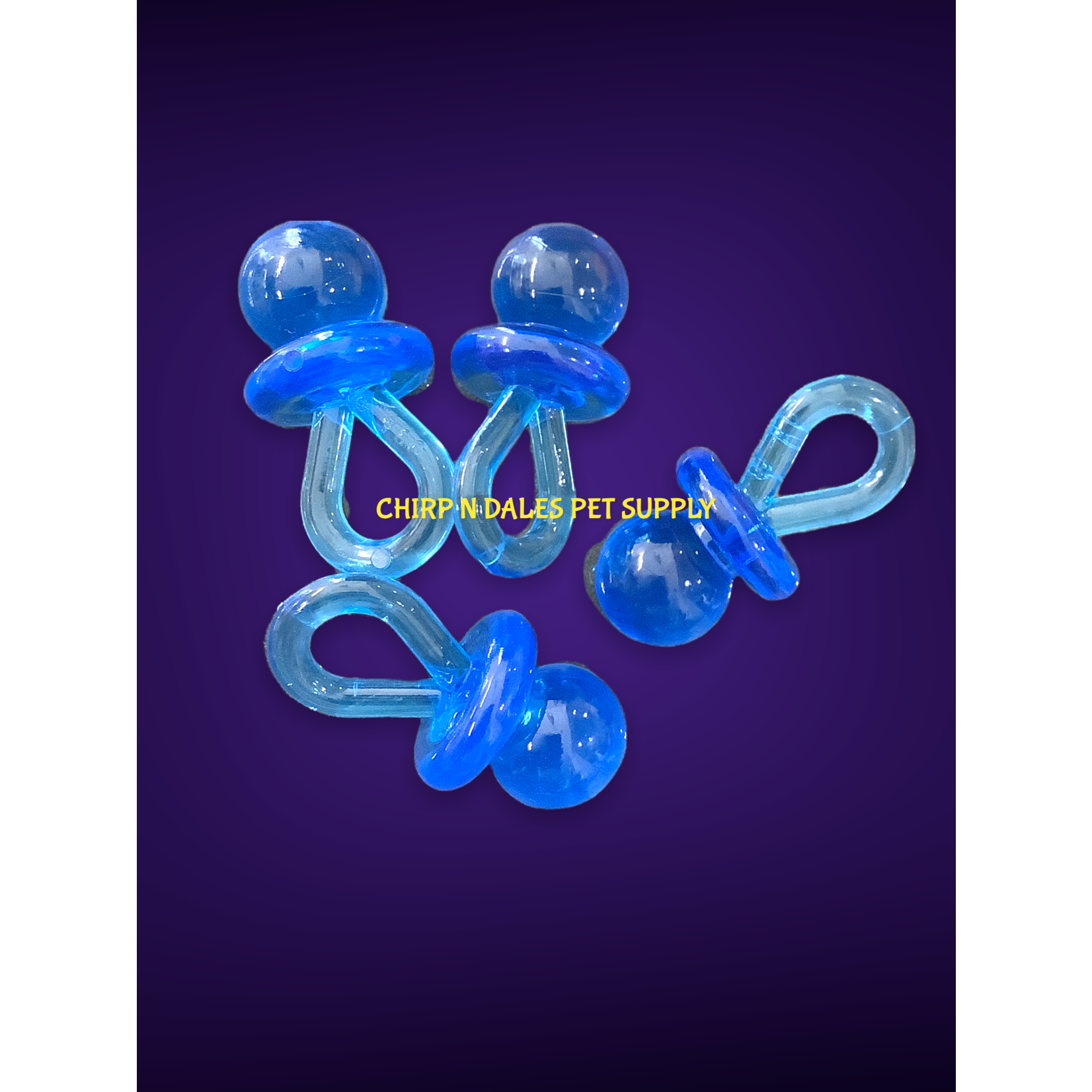 Chirp N Dales Plastic Pacifiers 2''