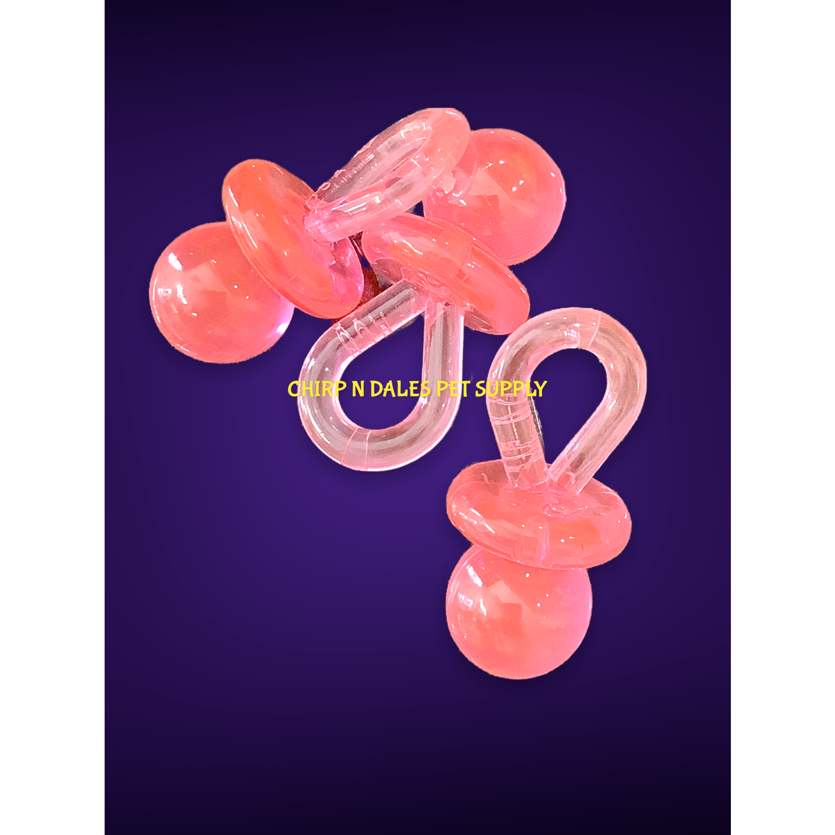 Chirp N Dales Plastic Pacifiers 2''