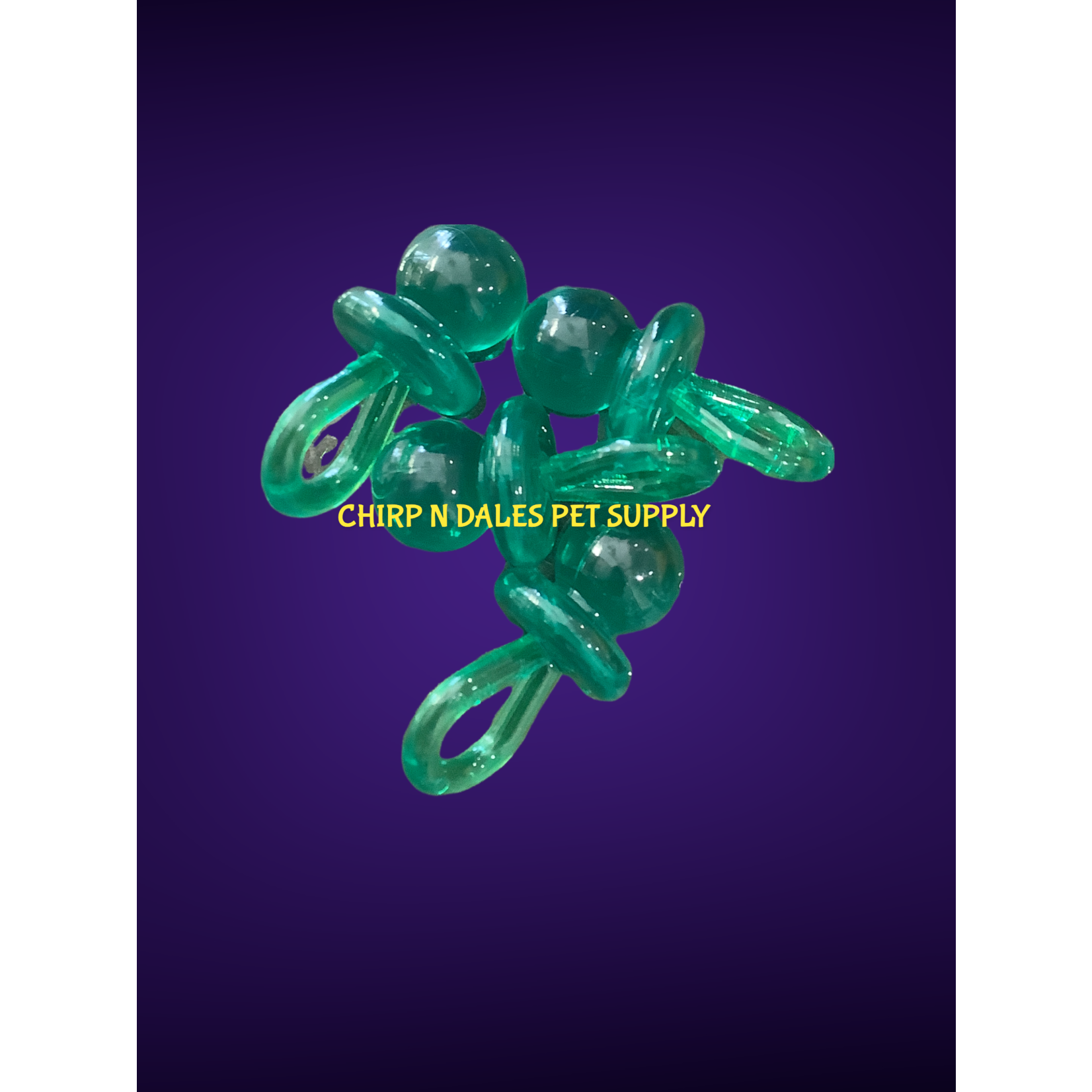Chirp N Dales Plastic Pacifiers 2''
