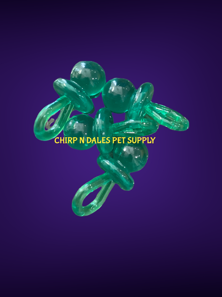 Chirp N Dales Plastic Pacifiers 2''