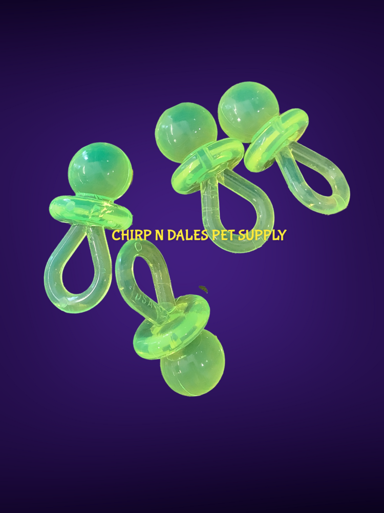 Chirp N Dales Plastic Pacifiers 2''