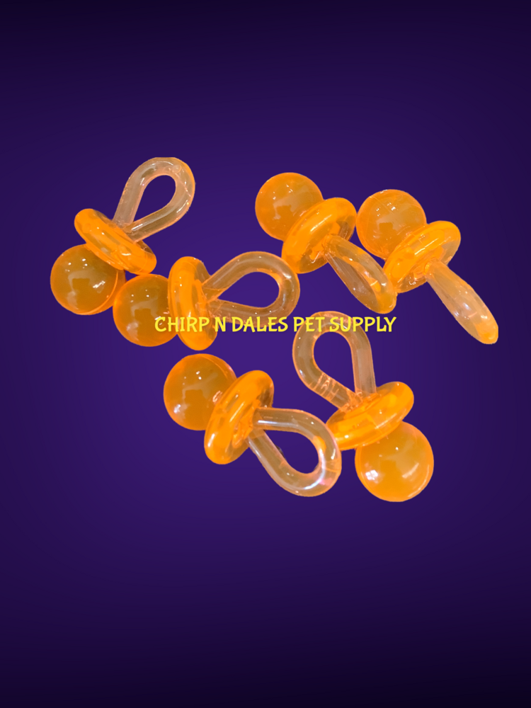 Chirp N Dales Plastic Pacifiers 2''