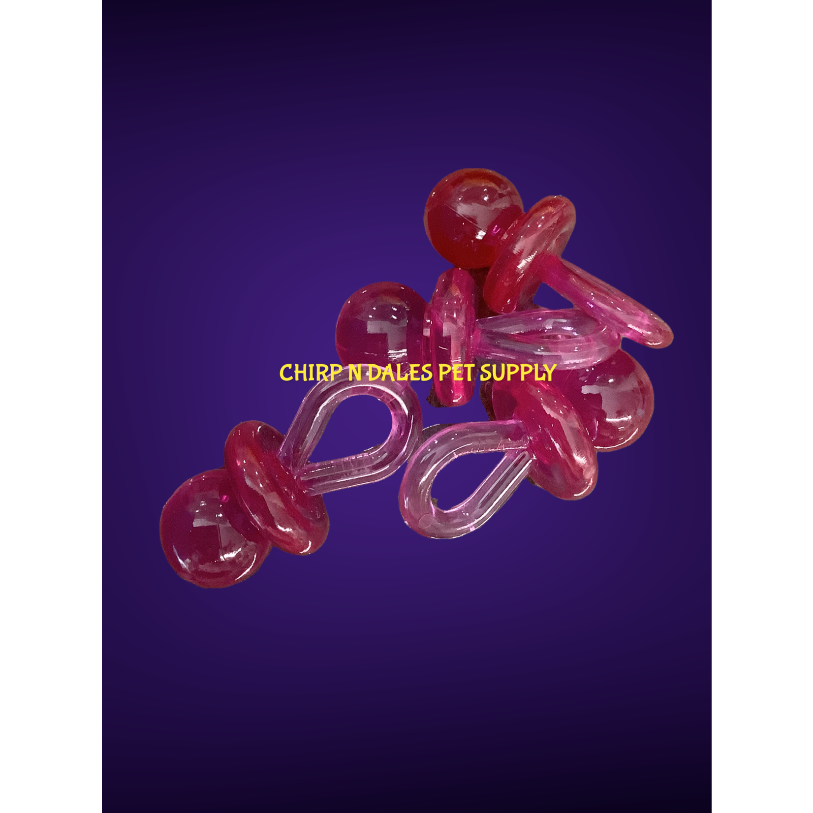 Chirp N Dales Plastic Pacifiers 2''