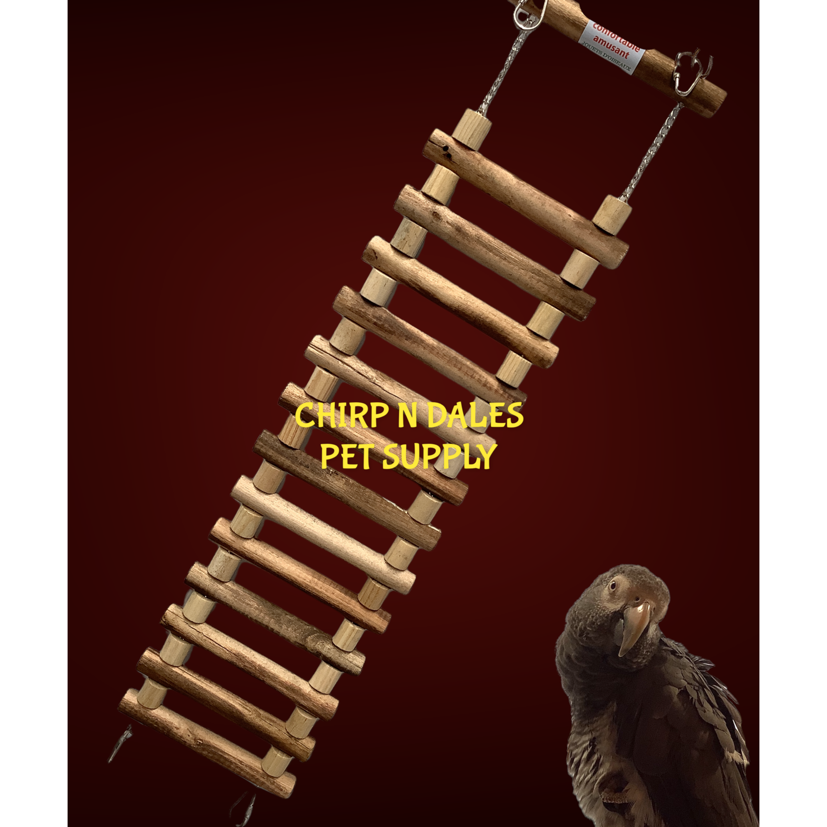 Jolly Jungle Jolly Jungle Natural Rope Ladder with Bamboo Spacer