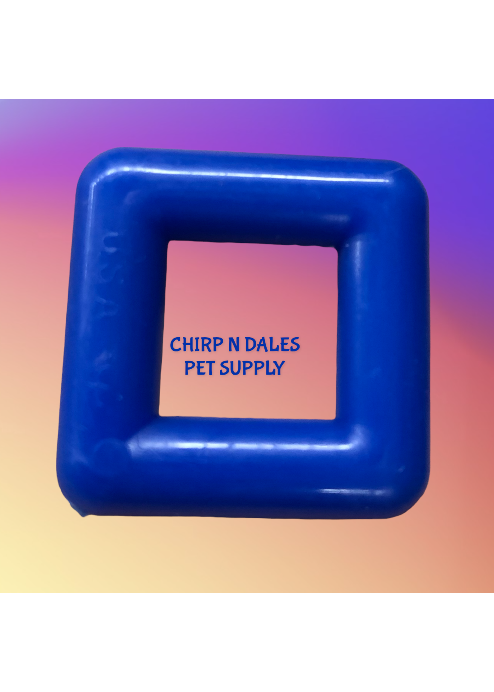 Chirp N Dales Plastic Square Ring 1""