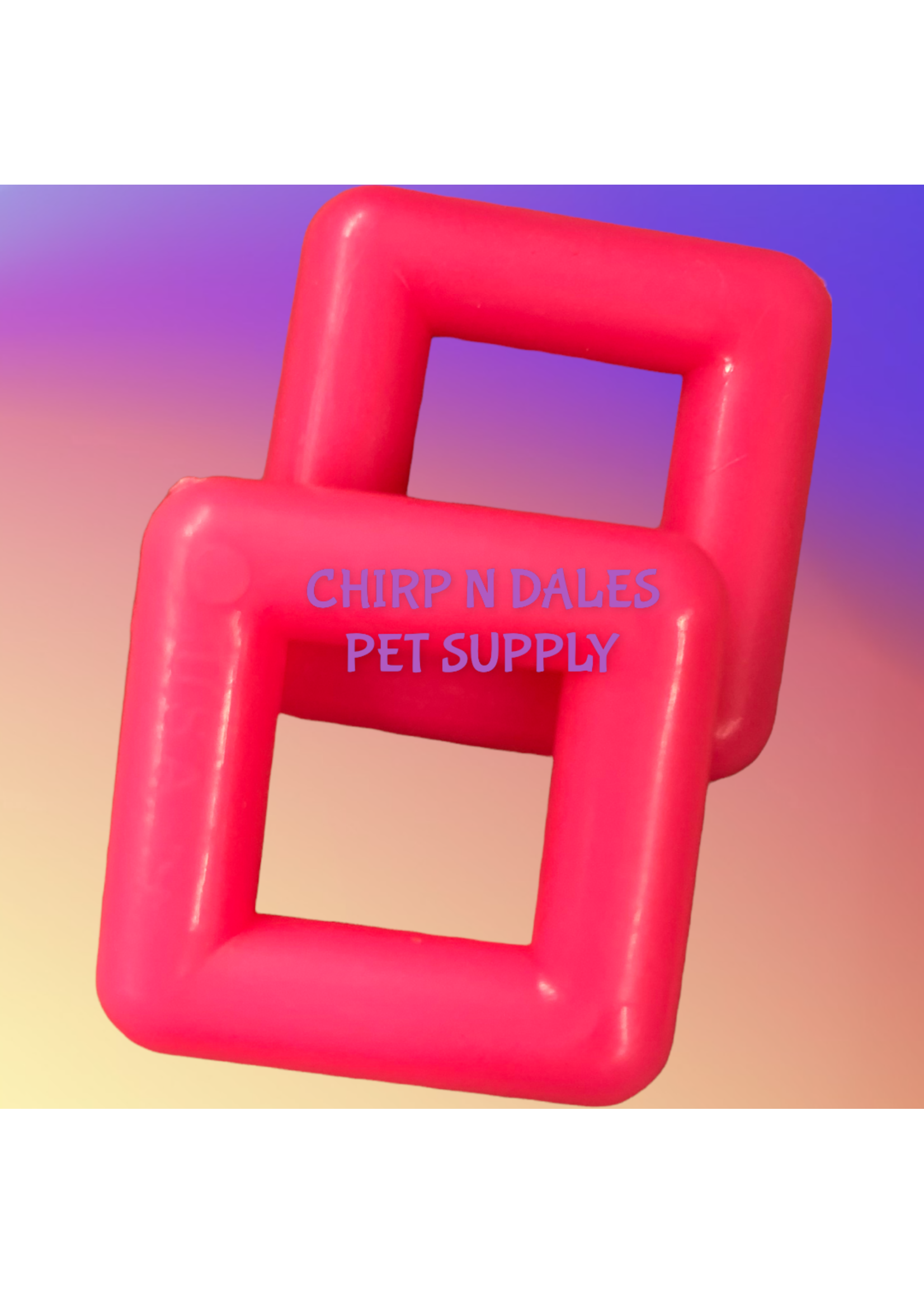 Chirp N Dales Plastic Square Ring 1""