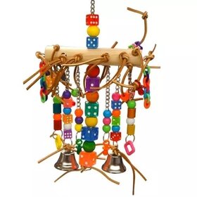 Kings Cages Kings Cages K259 L Leather Dice Dangler
