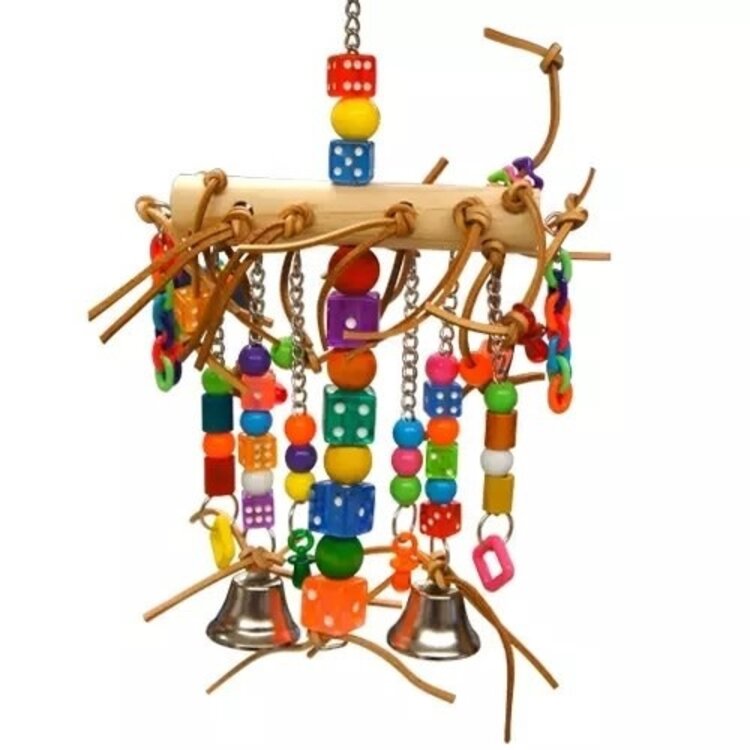 Kings Cages Kings Cages K259 L Leather Dice Dangler