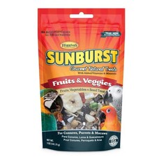 HIGGINS PREMIUM Higgins Sunburst Fruits& Veggies for Conures Parrots & Macaws (5oz)
