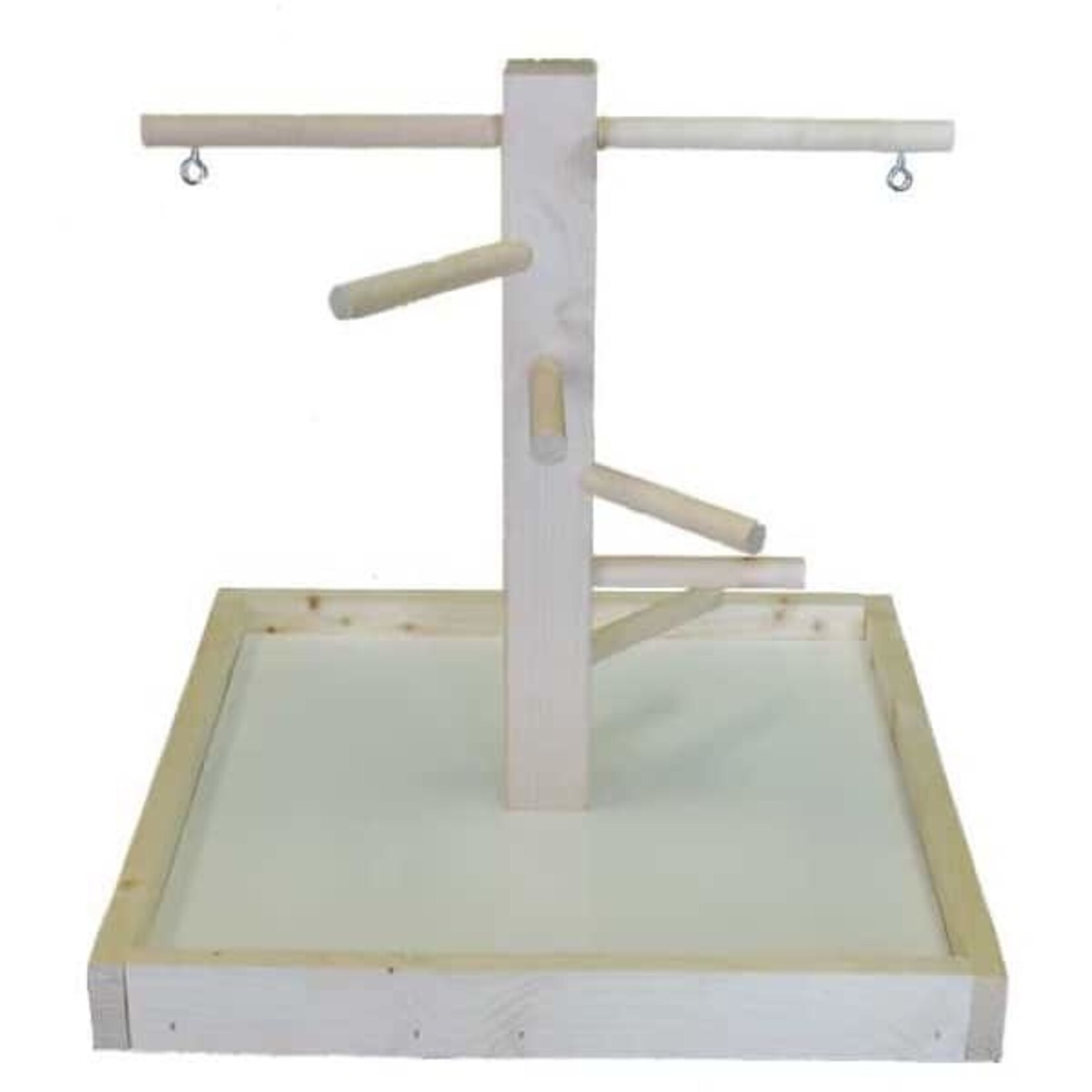 Zoo-Max ZOOMAX Wood Play Stand Model #1 Small (12″ X 12″ X 12″)