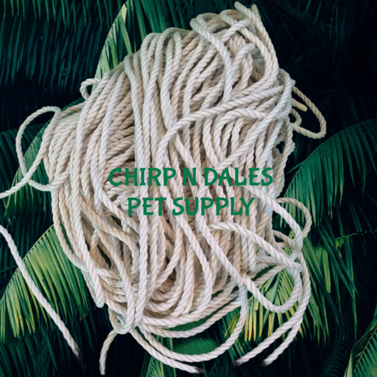 Chirp N Dales Cotton Rope 3/16'' (per foot)