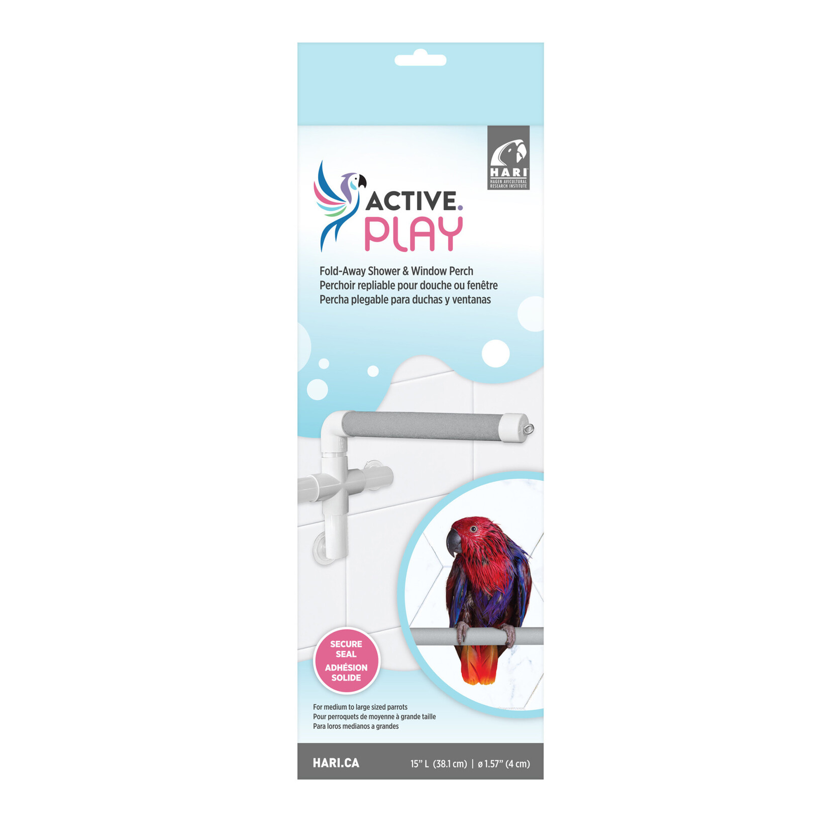 Hari HARI ACTIVE.PLAY Fold-Away Shower & Window Perch - Large