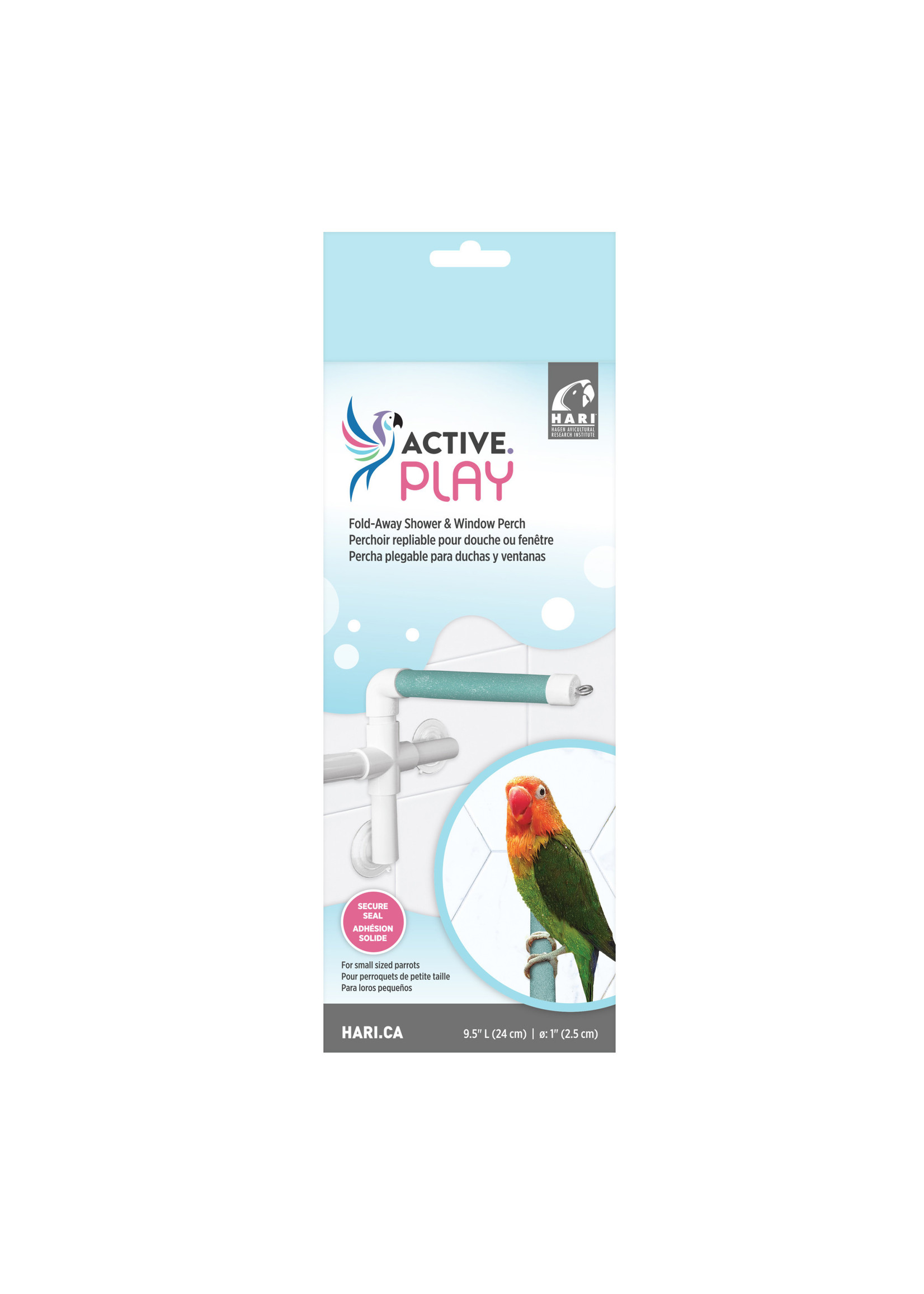 Hari HARI ACTIVE.PLAY Fold-Away Shower & Window Perch - Small