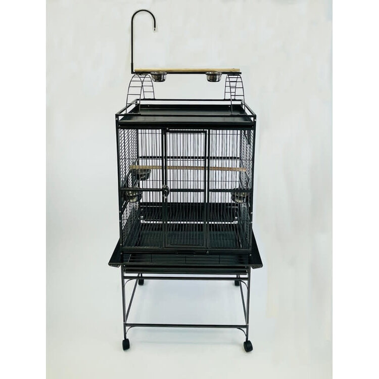 Glitter Pets Glitter Pet  32x23" Play top Cage with Rolling Stand