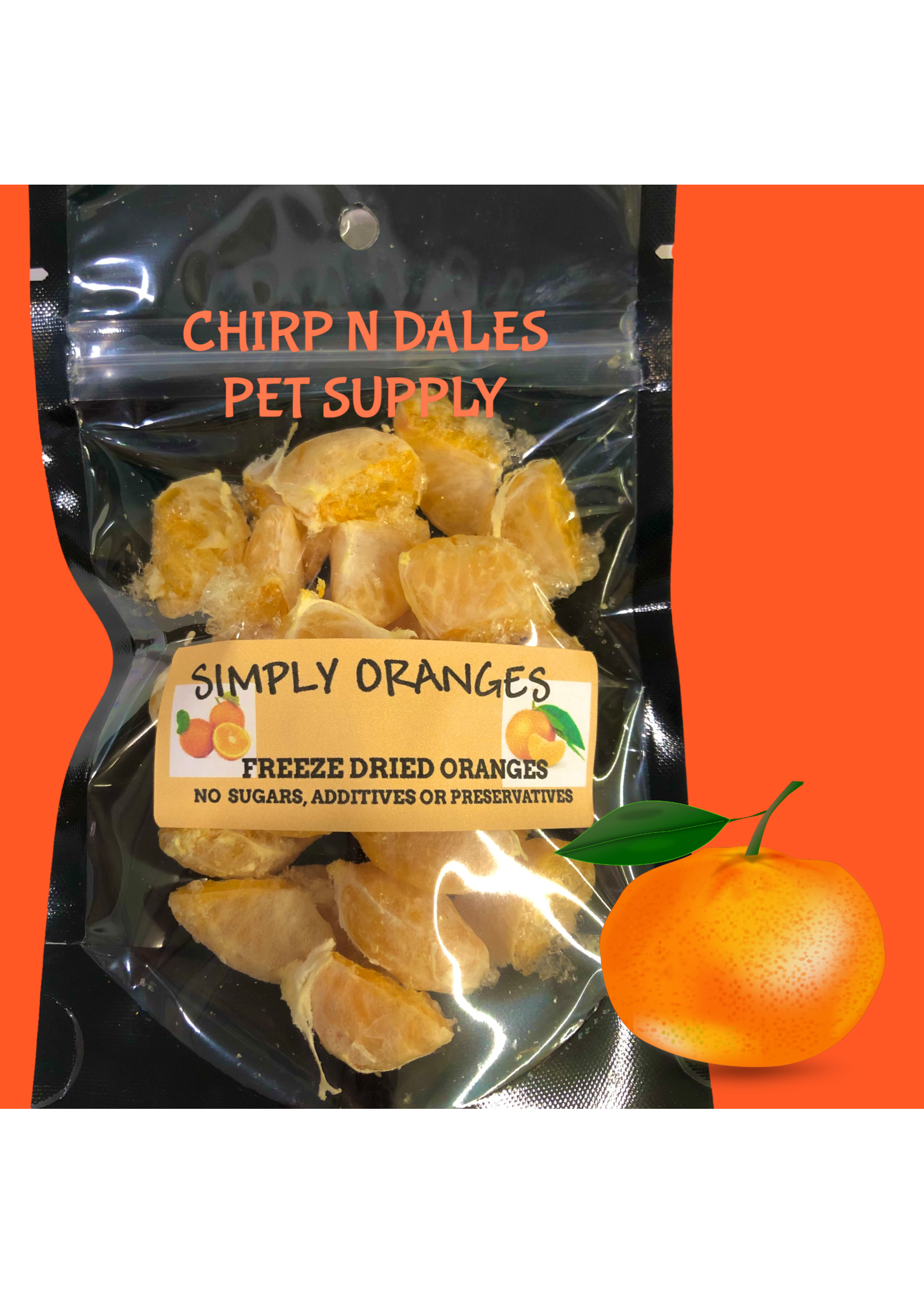 Simply Oranges Freeze Dried Orange Wedges