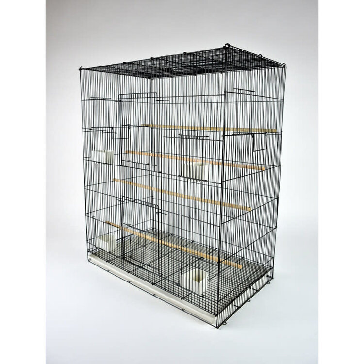 Glitter Pets GP Flight Double Height FL04  Black 30''x 18''x36''