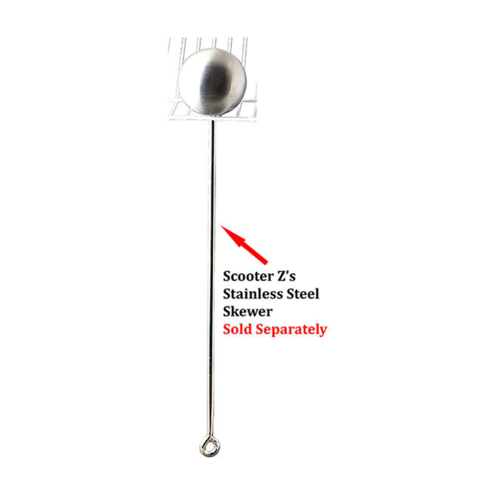 Scooter Z's Stainless Steel Bird Toy Hanger Small