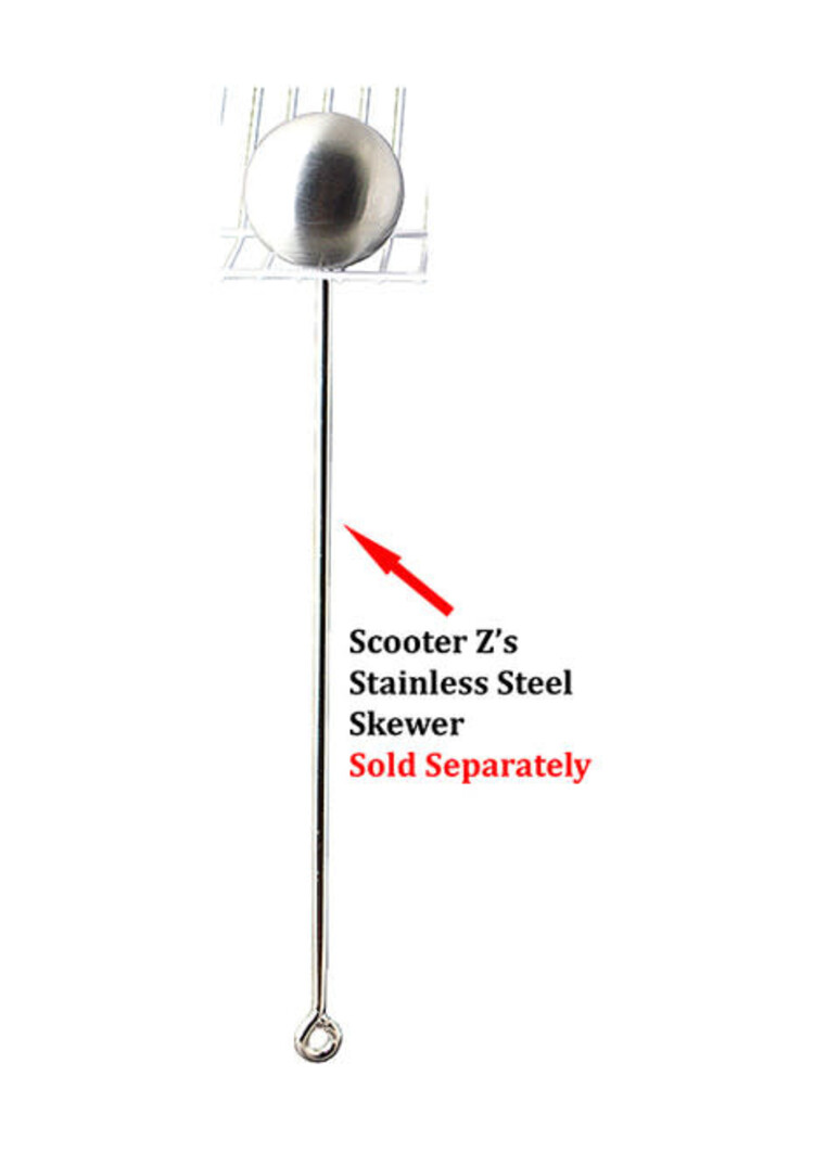 Scooter Z's Stainless Steel Bird Toy Hanger Small