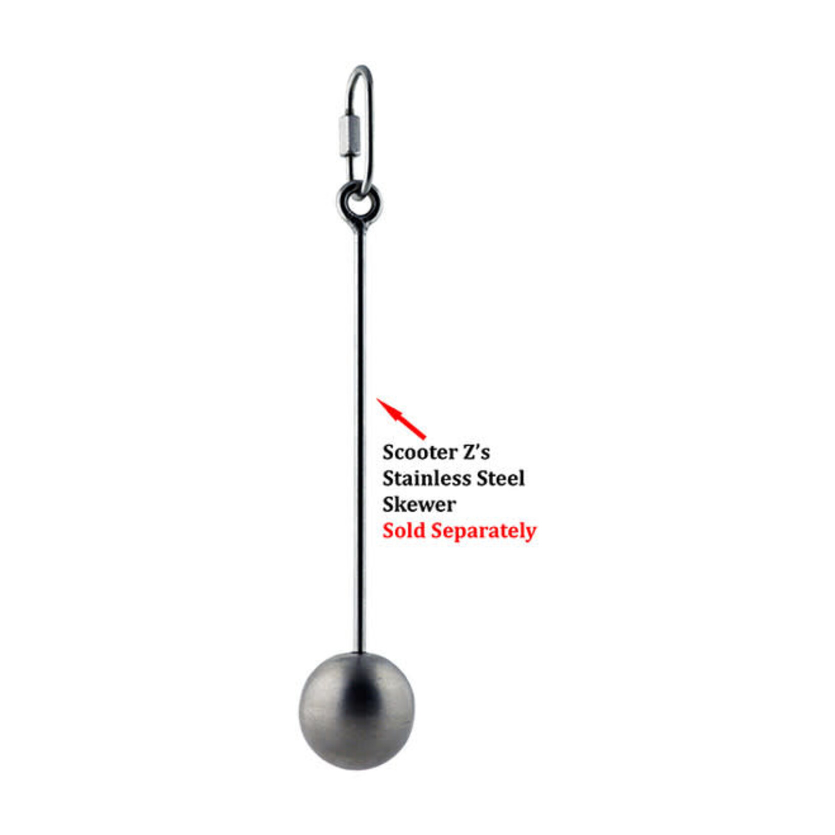 Scooter Z's Stainless Steel Bird Toy Hanger Small